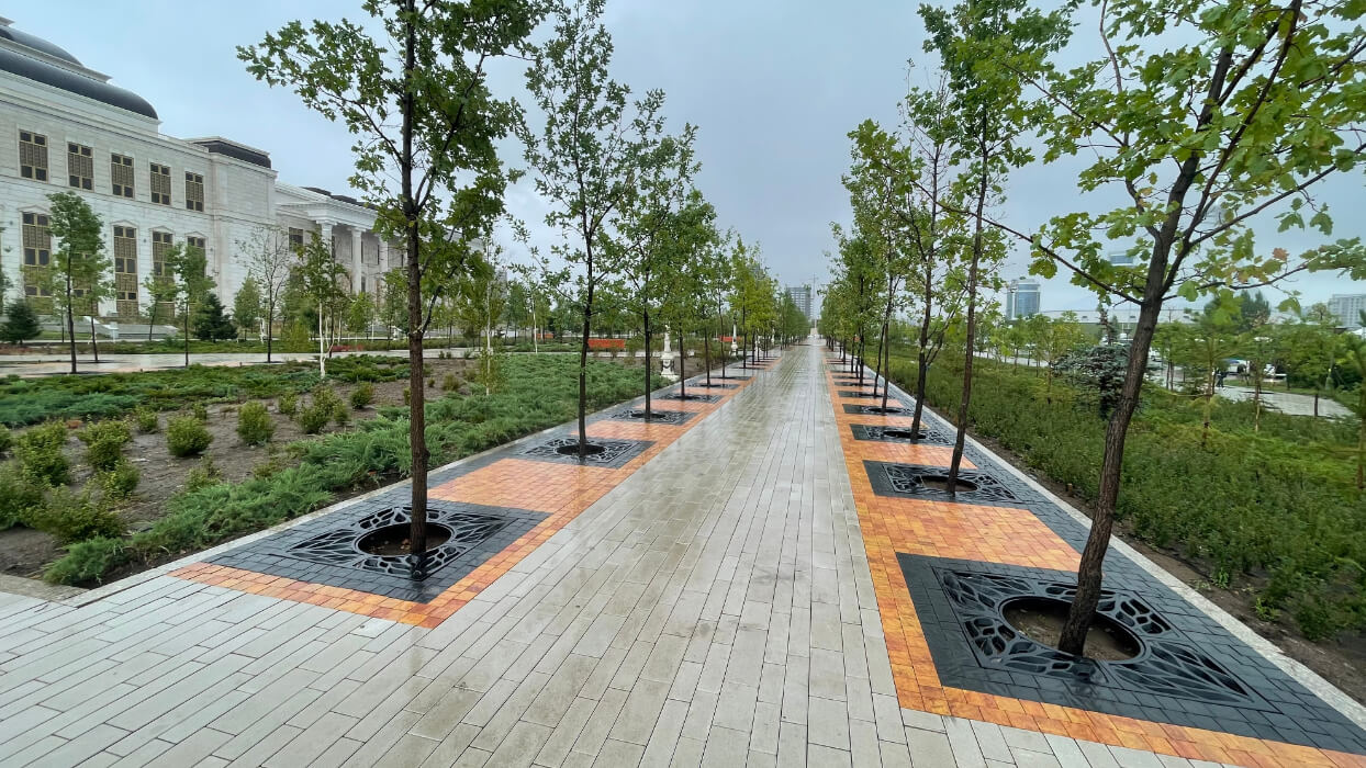 Приствольная решетка для дерева ZKING CRUST 1.2х1.2м Черная в Харцызске фото