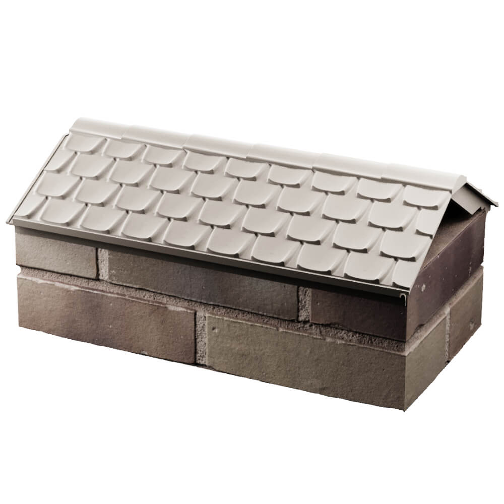 Парапет Zking Эльбрус Бежевый с посадкой на 1 кирпич (255мм) в Харцызске фото