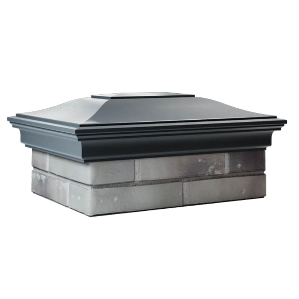 Колпак Zking Монблан Серый на столб 2х1.5 кирпича (515х385мм) в Харцызске фото