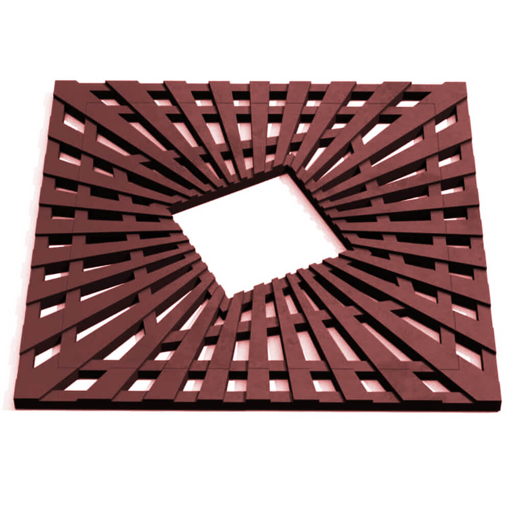 Приствольная решетка для дерева ZKING ATMOSPHERE 1.2х1.2м Коричневая Харцызск фото