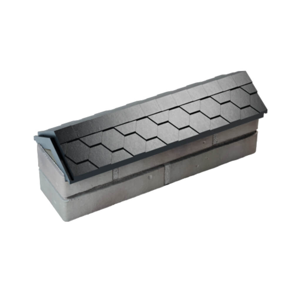 Парапет Zking Эверест Черный с посадкой на 0.5 кирпича (130мм) в Харцызске фото