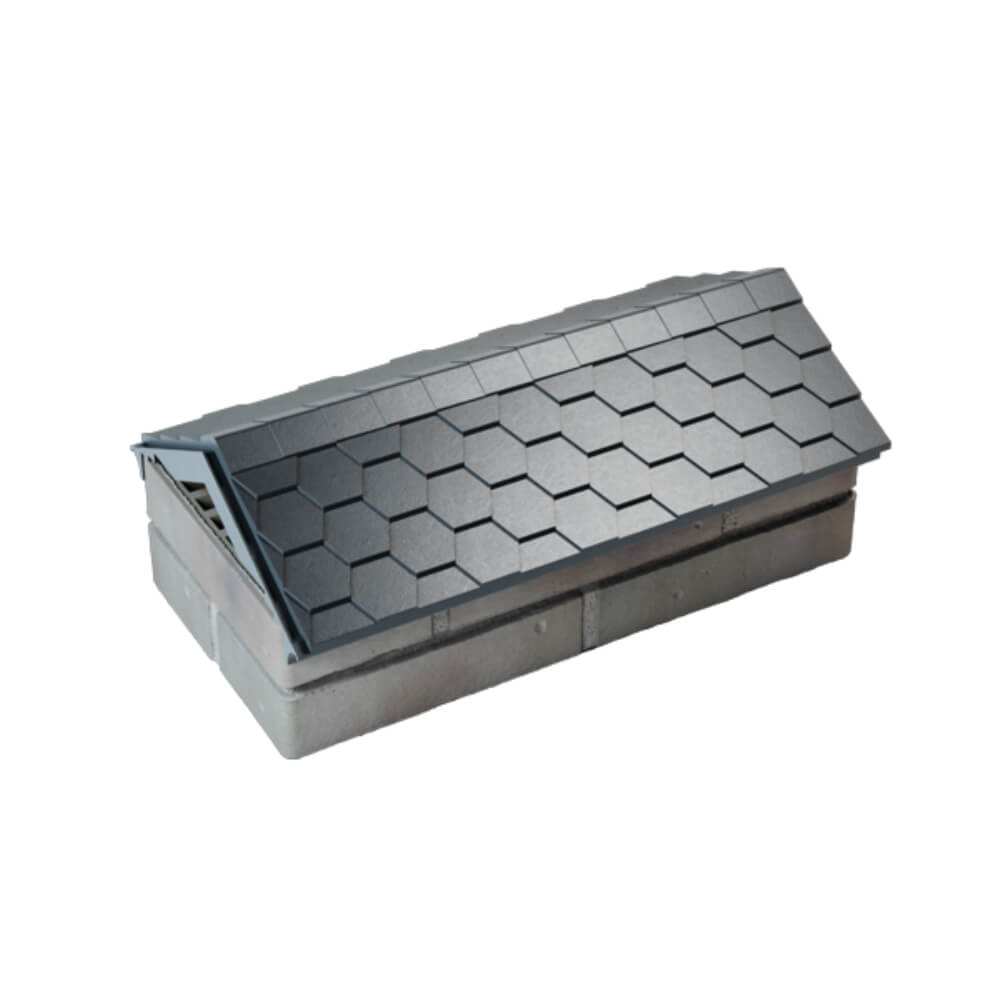 Парапет Zking Эверест Серый с посадкой на 1 кирпич (200/225/255мм) в Харцызске фото