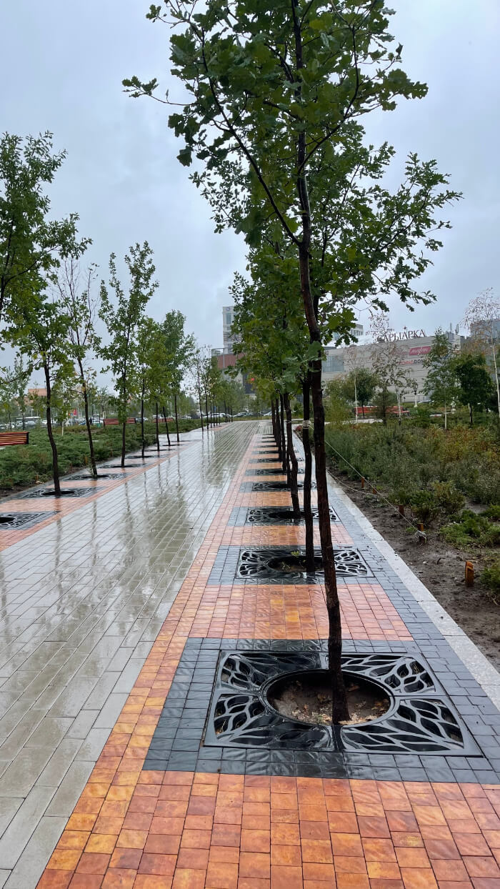 Приствольная решетка для дерева ZKING CRUST 1.2х1.2м Черная в Харцызске фото