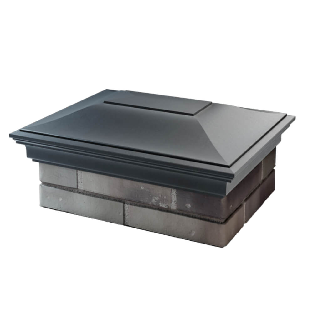 Колпак Zking Монблан Серый на столб 2х1.5 кирпича (515х385мм) в Харцызске фото