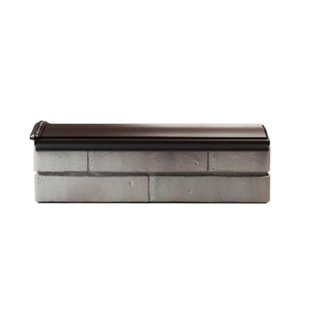 Парапет Zking Монблан Коричневый посадка на 0.5 кирпича (130мм) в Харцызске фото