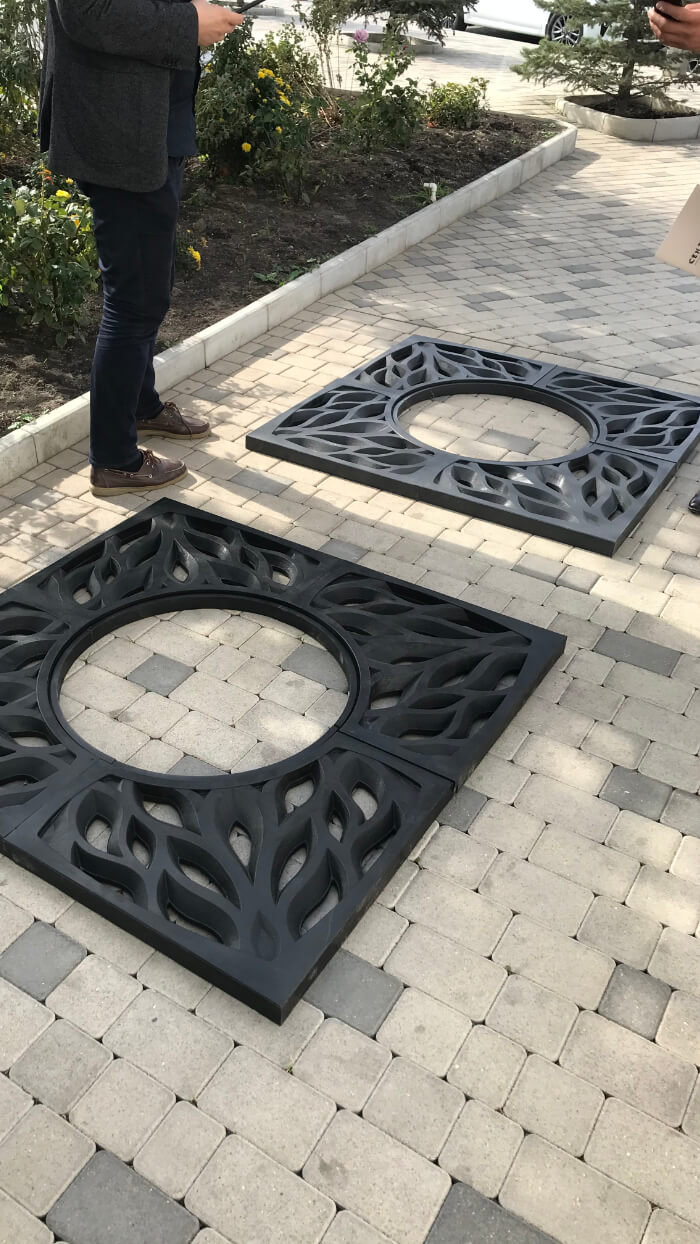 Приствольная решетка для дерева ZKING CRUST 1.2х1.2м Черная в Харцызске фото