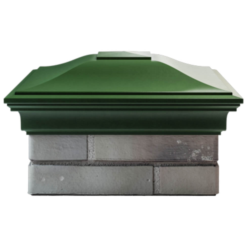 Колпак Zking Монблан Зеленый на столб 1.5х1.5 кирпича (385х385мм) Харцызск фото
