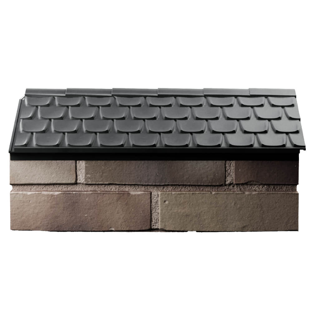 Парапет Zking Эльбрус Серый с посадкой на 1 кирпич (255мм) в Харцызске фото