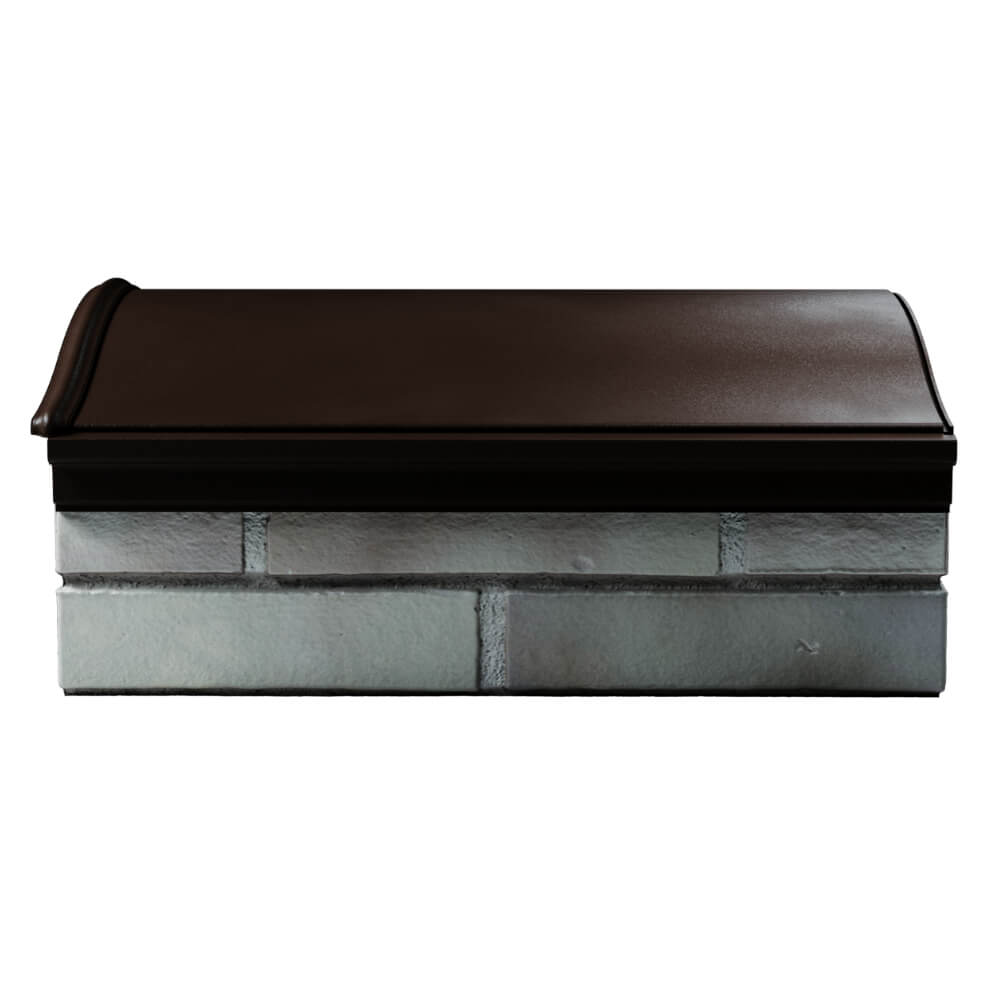 Парапет Zking Монблан Коричневый посадка на 1.5 кирпича (355/385мм) в Харцызске фото