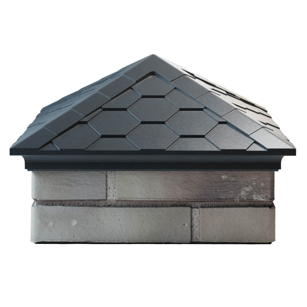 Колпак Zking Эверест Серый на столб 1.5х1.5 кирпича (390х390мм) Харцызск фото