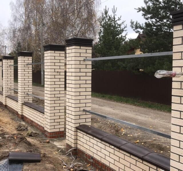 Колпак Zking Бона ХайТек Коричневый на столб 1.5х1.5 кирпича (385х385мм) в Харцызске фото