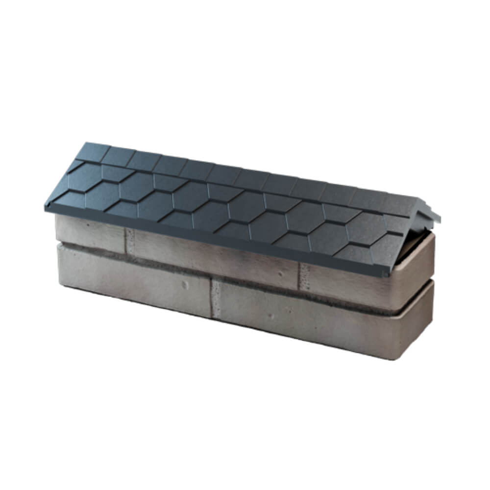 Парапет Zking Эверест Серый с посадкой на 0.5 кирпича (130мм) в Харцызске фото