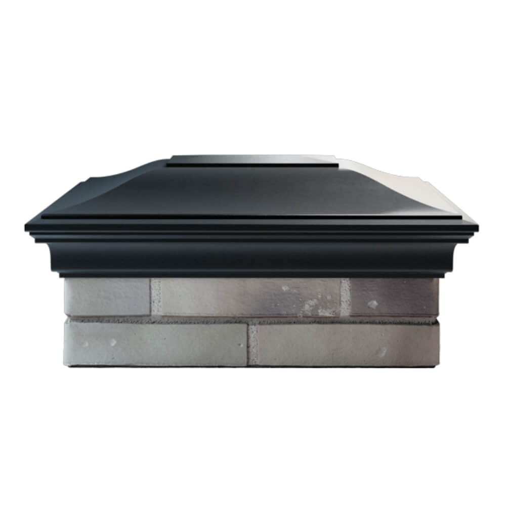 Колпак Zking Монблан Черный на столб 2х1.5 кирпича (515х385мм) в Харцызске фото