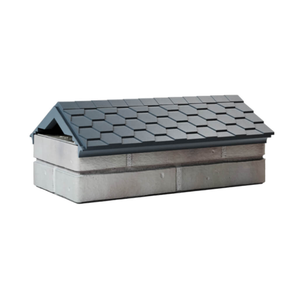 Парапет Zking Эверест Серый с посадкой на 1 кирпич (200/225/255мм) Харцызск фото