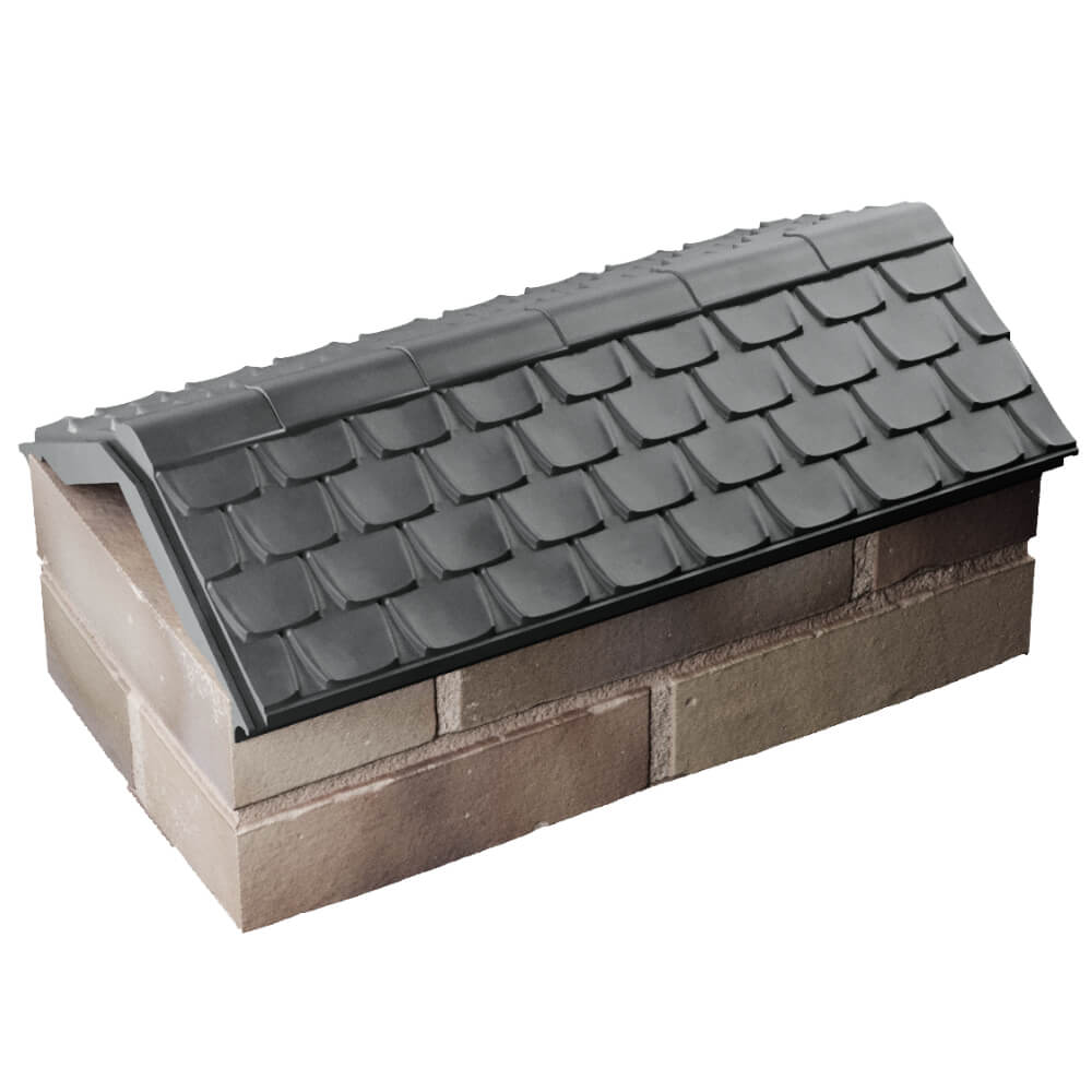 Парапет Zking Эльбрус Серый с посадкой на 1 кирпич (255мм) в Харцызске фото