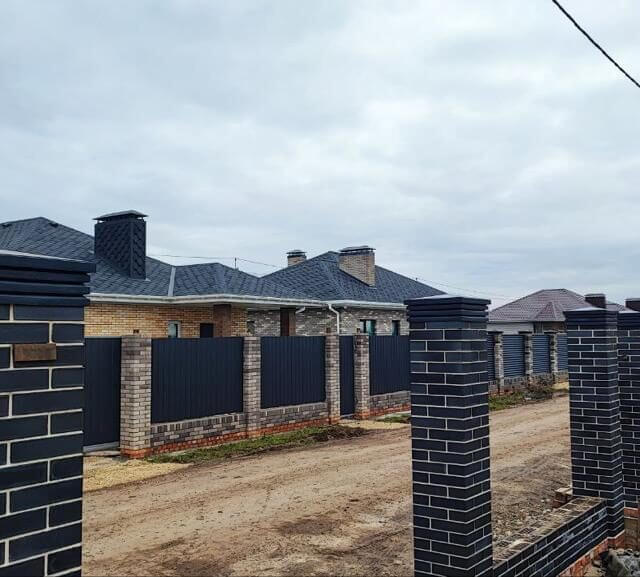 Колпак Zking Бона ХайТек Серый на столб 1.5х1.5 кирпича (385х385мм) в Харцызске фото