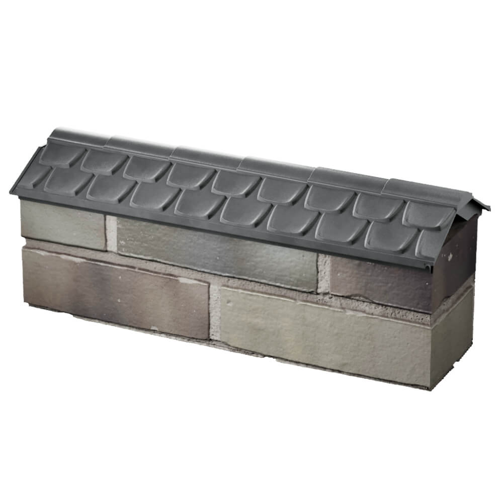 Парапет Zking Эльбрус Серый с посадкой на 0.5 кирпича (130мм) в Харцызске фото