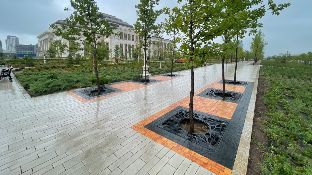 Приствольная решетка для дерева ZKING CRUST 1.2х1.2м Черная в Харцызске фото