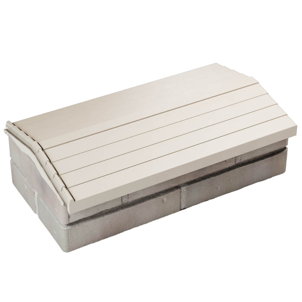 Парапет Zking Бона ХайТек Бежевый с посадкой на 1 кирпич (200/225/255мм) в Харцызске фото