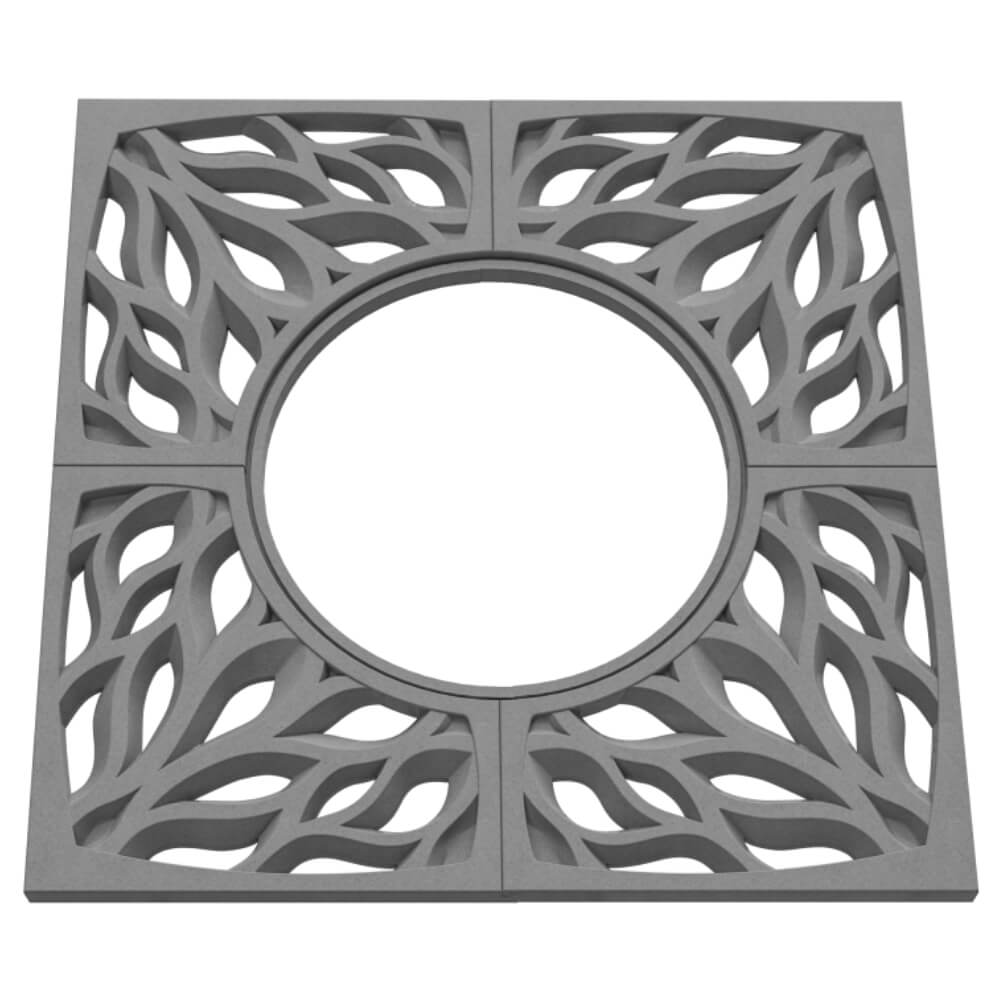 Приствольная решетка для дерева ZKING CRUST 1.2х1.2м Серая в Харцызске фото