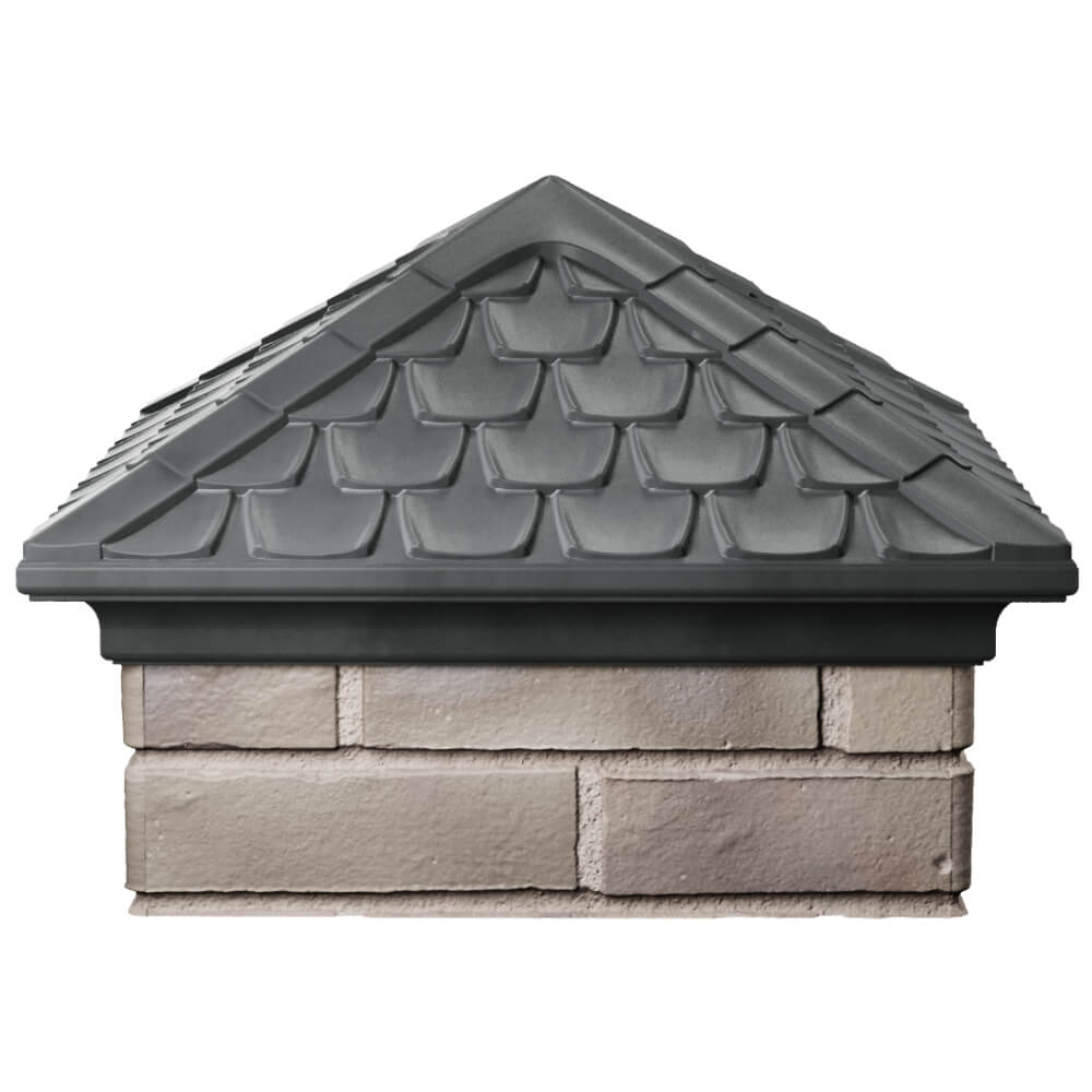 Колпак Zking Эльбрус Серый на столб 1.5х1.5 кирпича (385х385мм) Харцызск фото