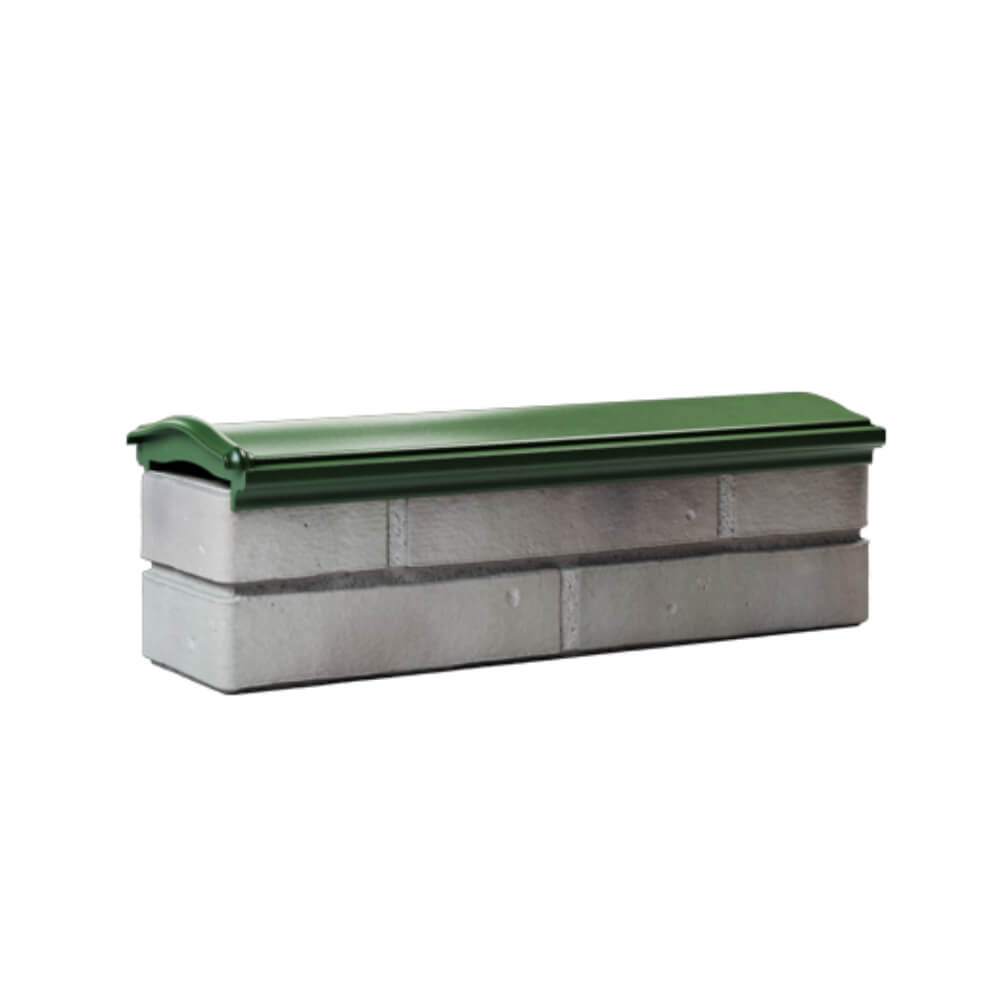 Парапет Zking Монблан Зеленый посадка на 0.5 кирпича (130мм) Харцызск фото