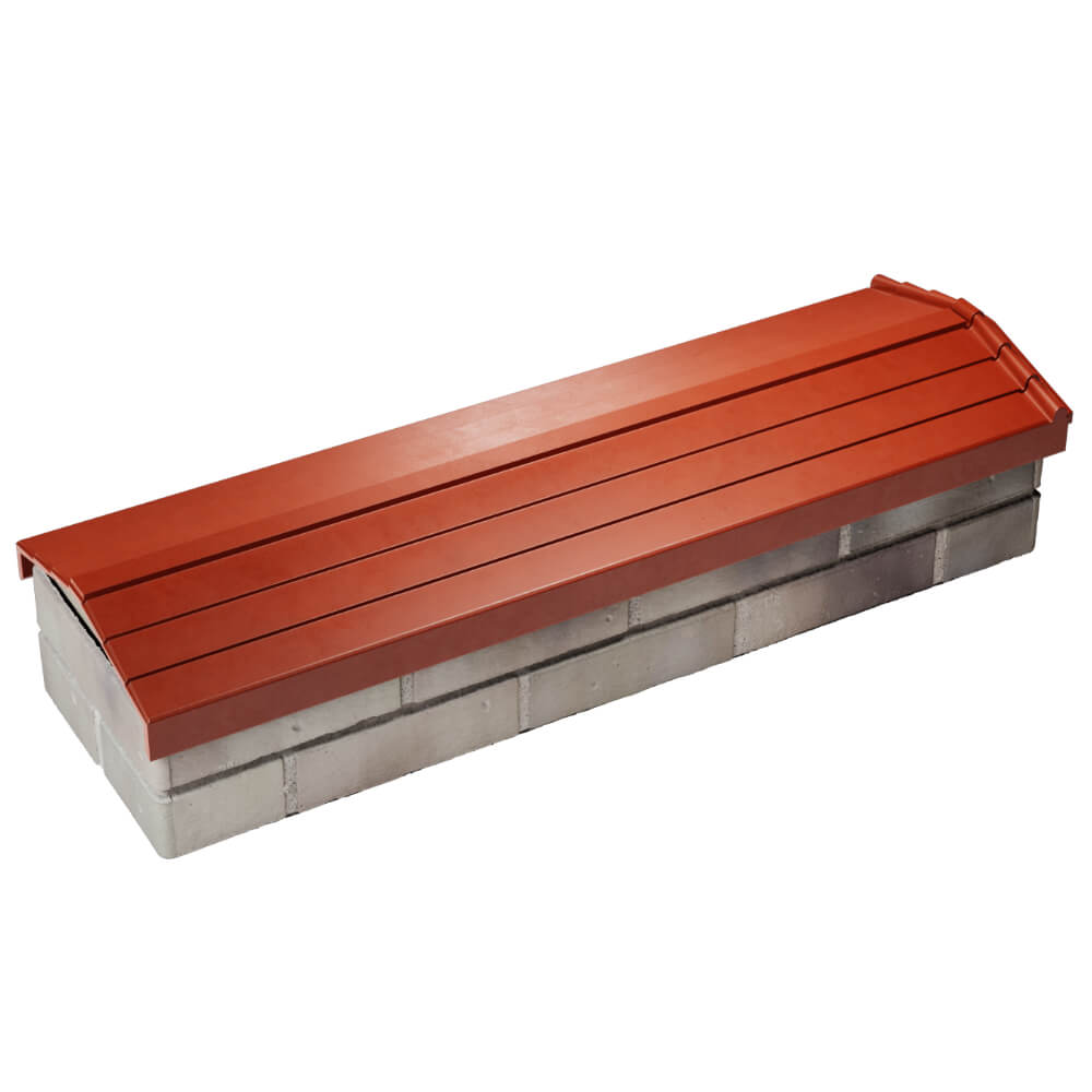 Парапет Zking Бона ХайТек Красный посадка на 0.5 кирпича (130мм) в Харцызске фото