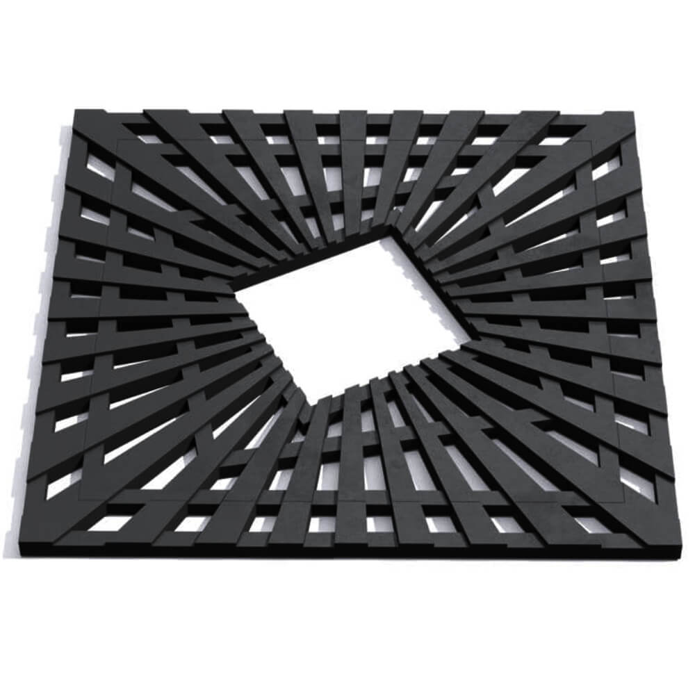 Приствольная решетка для дерева ZKING ATMOSPHERE 1.2х1.2м Черная Харцызск фото