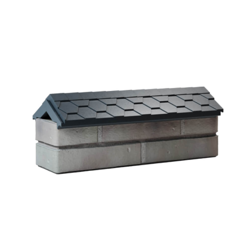 Парапет Zking Эверест Серый с посадкой на 0.5 кирпича (130мм) Харцызск фото