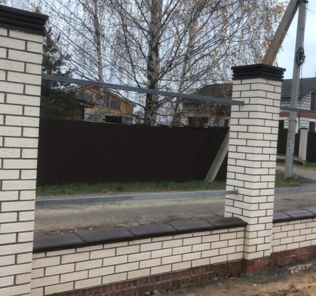 Колпак Zking Бона ХайТек Коричневый на столб 1.5х1.5 кирпича (385х385мм) в Харцызске фото