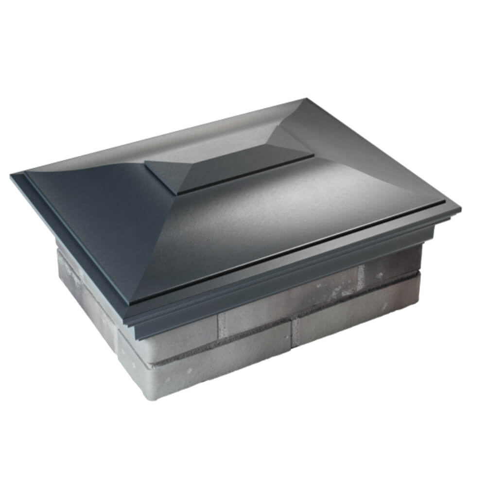 Колпак Zking Монблан Серый на столб 2х1.5 кирпича (515х385мм) Харцызск фото