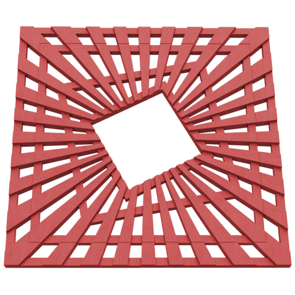 Приствольная решетка для дерева ZKING ATMOSPHERE 1.2х1.2м Красная в Харцызске фото