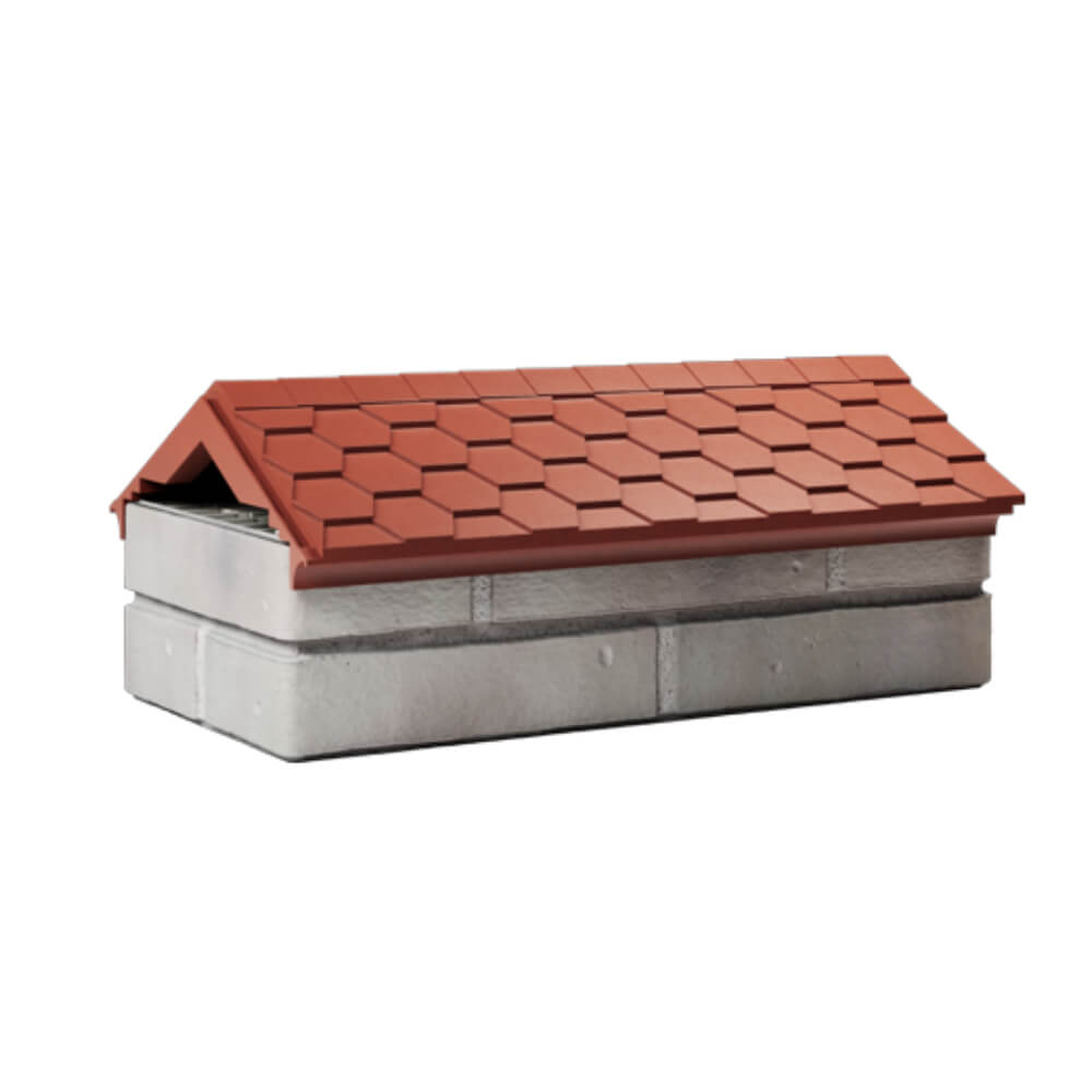 Парапет Zking Эверест Красный с посадкой на 1 кирпич (200/225/255мм) Харцызск фото