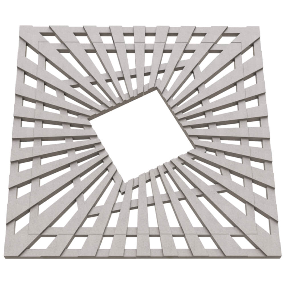 Приствольная решетка для дерева ZKING ATMOSPHERE 1.2х1.2м Бежевая в Харцызске фото