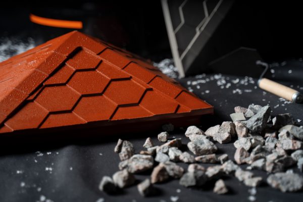 Колпак Zking Эверест Красный на столб 1.5х1.5 кирпича (390х390мм) в Харцызске фото