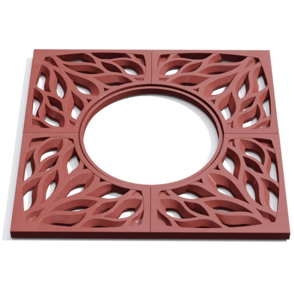 Приствольная решетка для дерева ZKING CRUST 1.2х1.2м Красная Харцызск фото