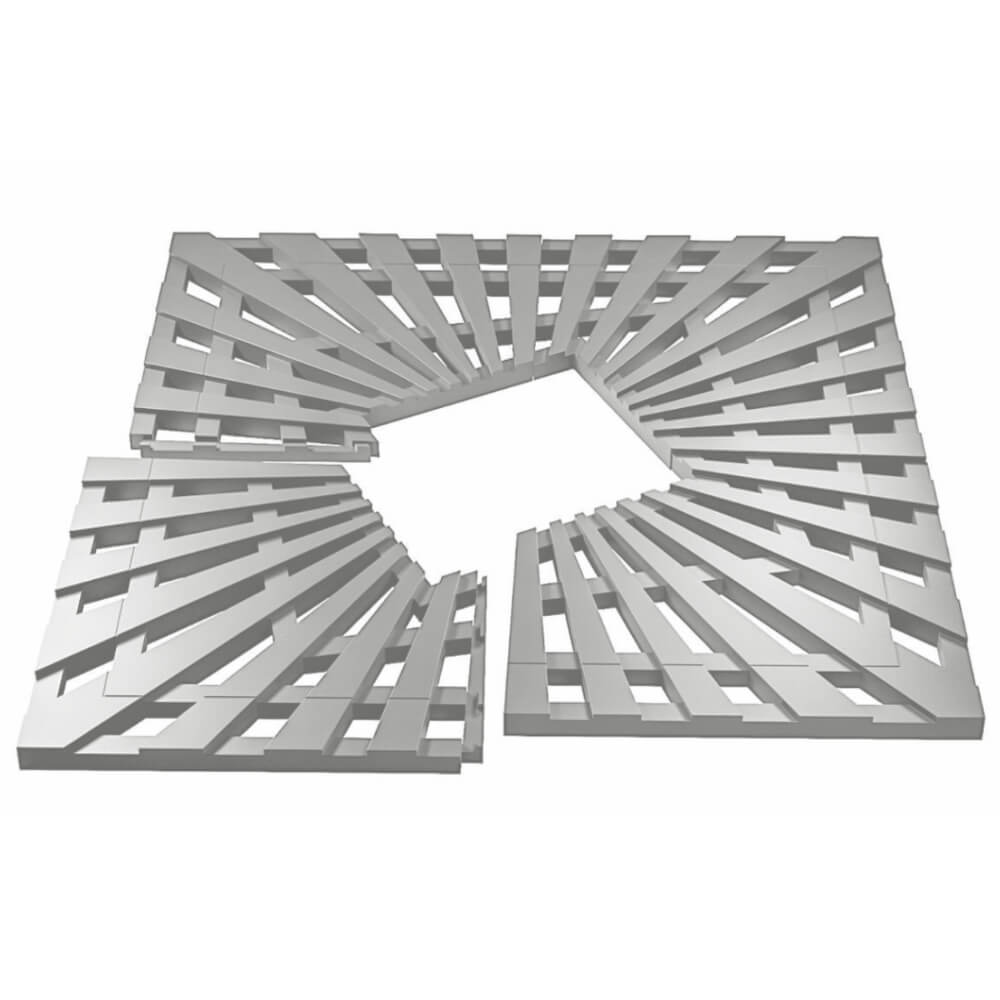 Приствольная решетка для дерева ZKING ATMOSPHERE 1.2х1.2м Бежевая в Харцызске фото