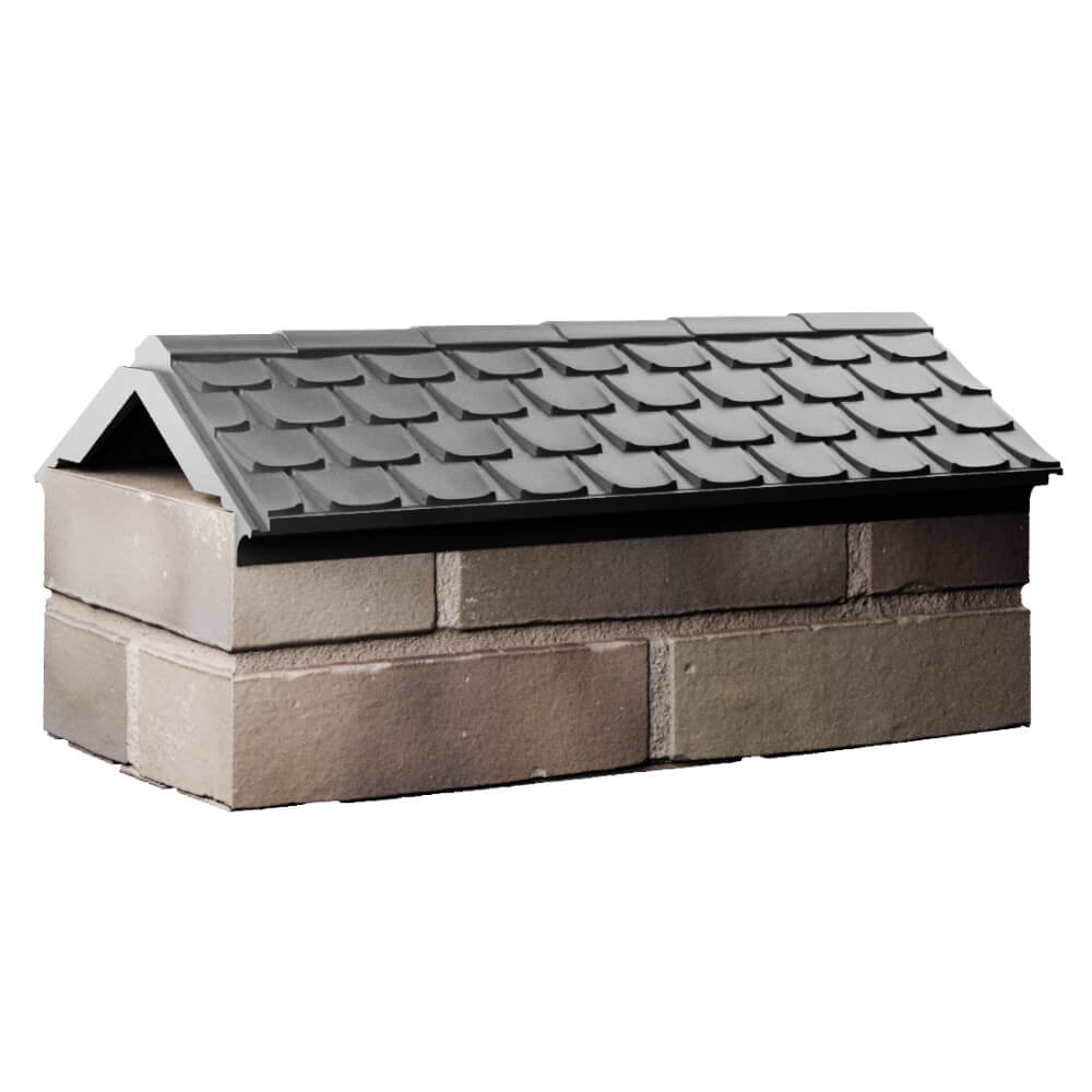 Парапет Zking Эльбрус Серый с посадкой на 1 кирпич (255мм) Харцызск фото