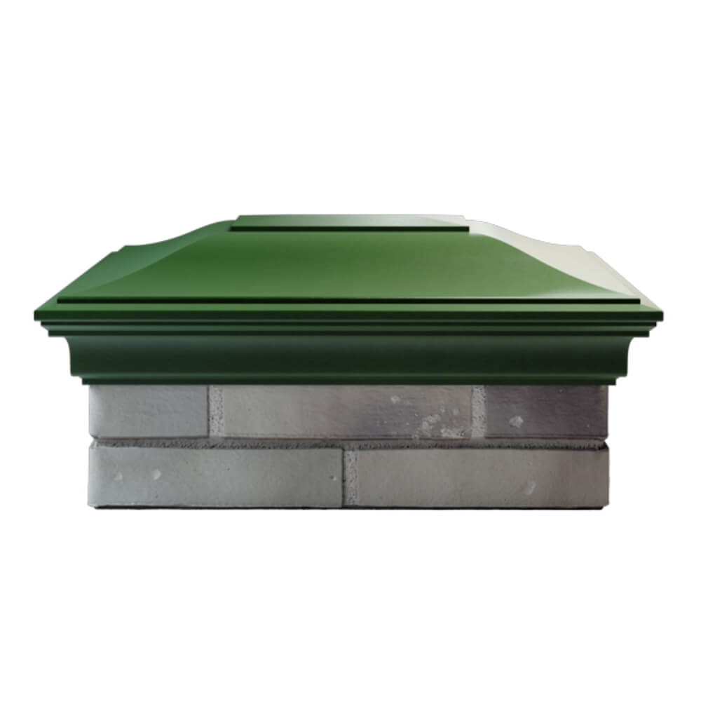 Колпак Zking Монблан Зеленый на столб 2х1.5 кирпича (515х385мм) в Харцызске фото