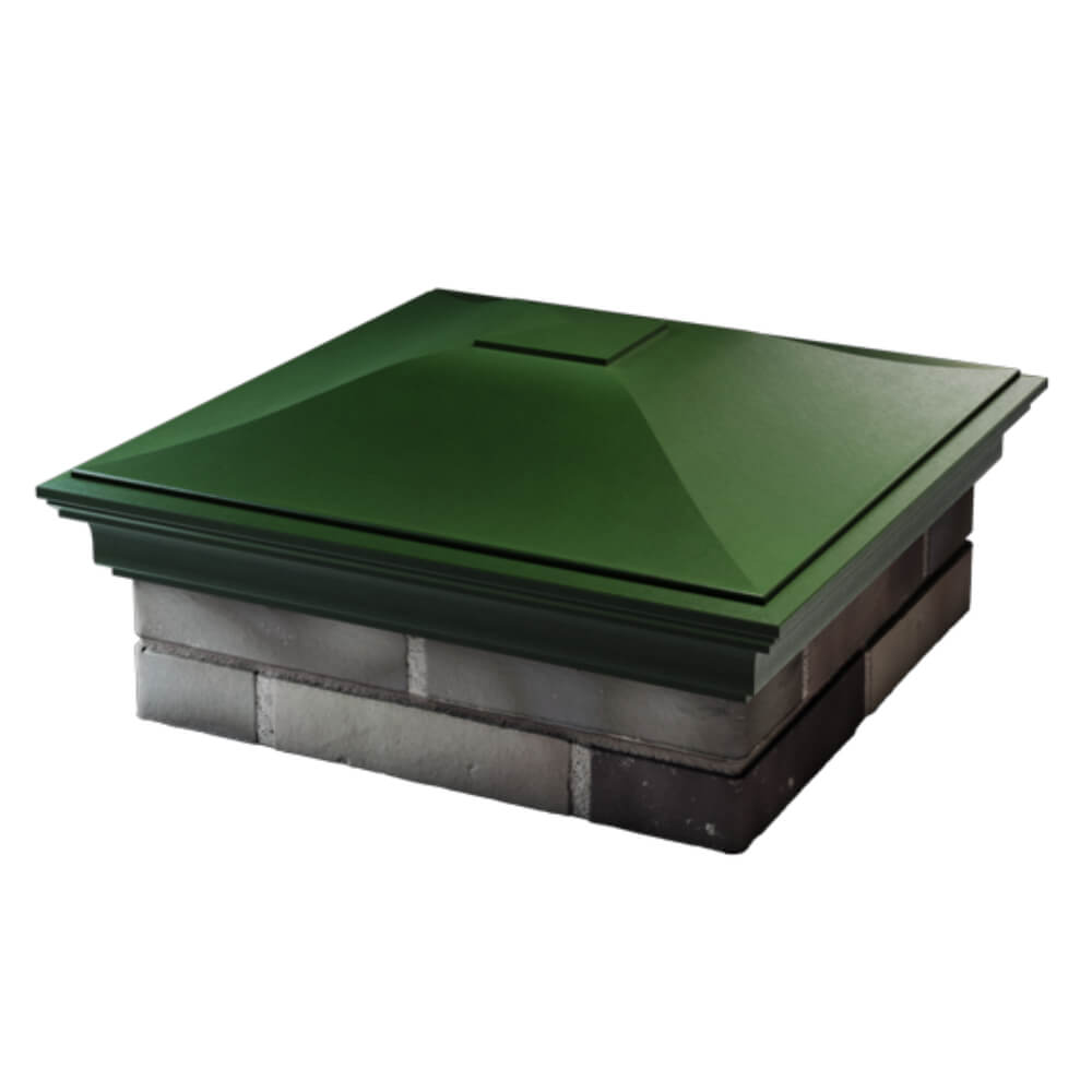 Колпак Zking Монблан Зеленый на столб 2х2 кирпича (515х515мм) в Харцызске фото