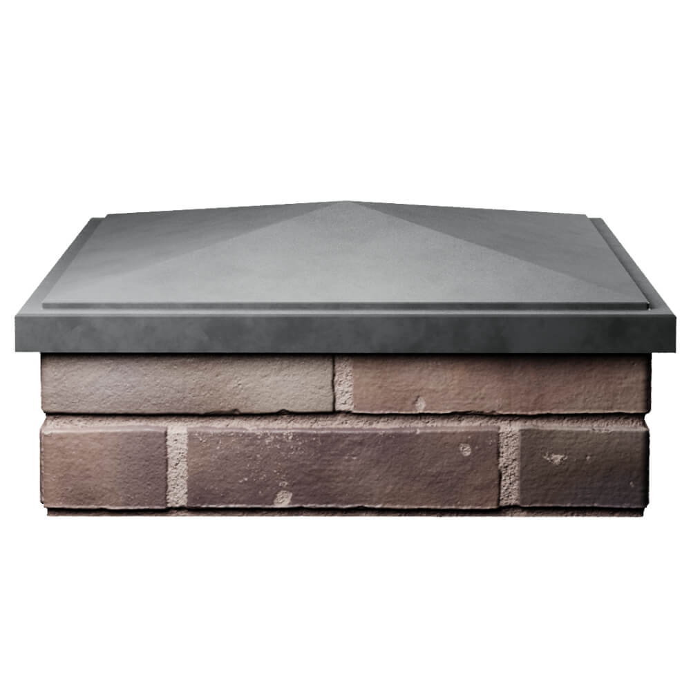 Колпак Zking БонаМоно Серый на столб 2х2 кирпича (515х515, 530х530мм) Харцызск фото