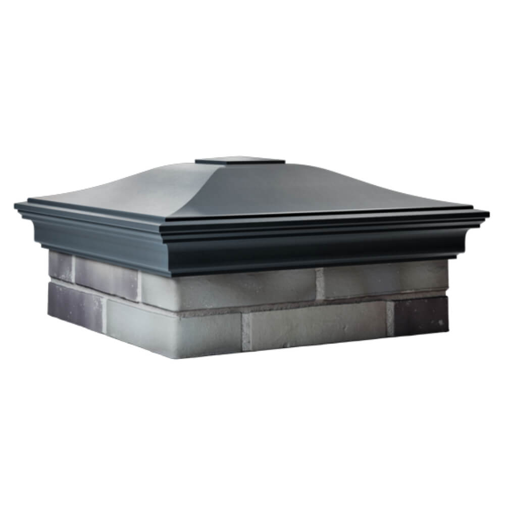 Колпак Zking Монблан Серый на столб 2х2 кирпича (515х515мм) в Харцызске фото