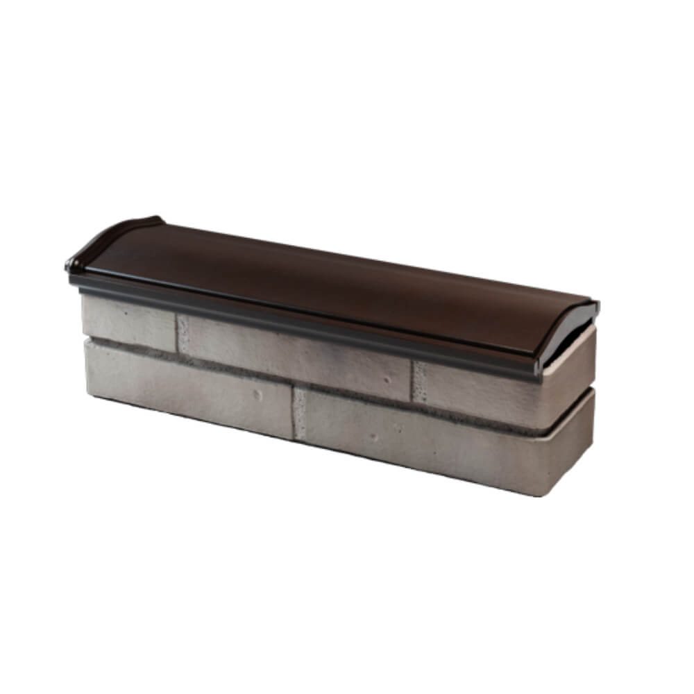 Парапет Zking Монблан Коричневый посадка на 0.5 кирпича (130мм) в Харцызске фото