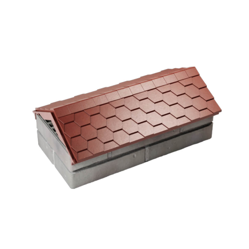 Парапет Zking Эверест Красный с посадкой на 1 кирпич (200/225/255мм) в Харцызске фото