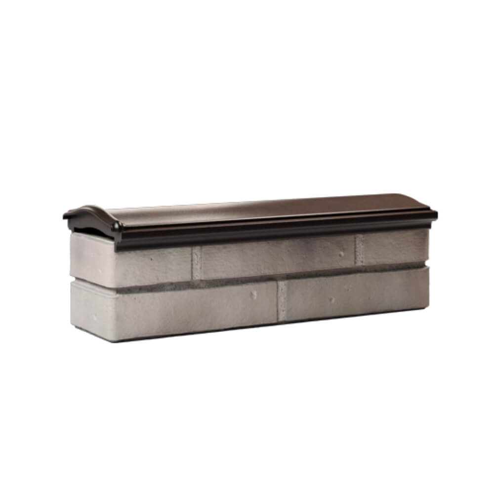 Парапет Zking Монблан Коричневый посадка на 0.5 кирпича (130мм) Харцызск фото