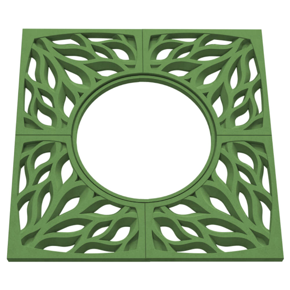 Приствольная решетка для дерева ZKING CRUST 1.2х1.2м Зеленая в Харцызске фото