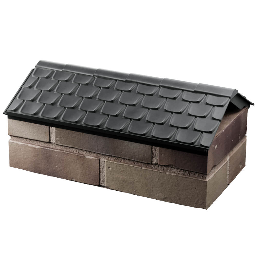 Парапет Zking Эльбрус Серый с посадкой на 1 кирпич (255мм) в Харцызске фото