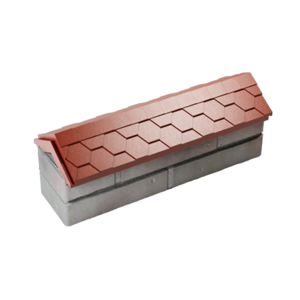 Парапет Zking Эверест Красный с посадкой на 0.5 кирпича (130мм) в Харцызске фото