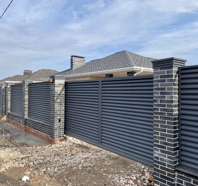 Колпак Zking Бона ХайТек Серый на столб 1.5х1.5 кирпича (385х385мм) в Харцызске фото