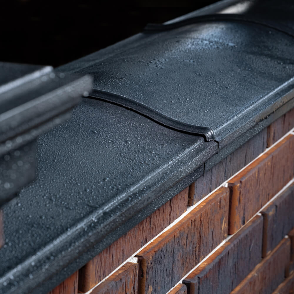 Парапет Zking Монблан Черный посадка на 0.5 кирпича (130мм) в Харцызске фото